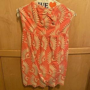 Alice & Trixie - Pink/White Mini Sundress - Size Small